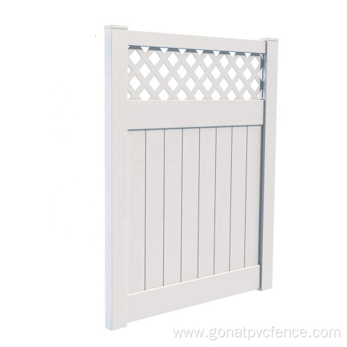 PVC Lattice privacy fence